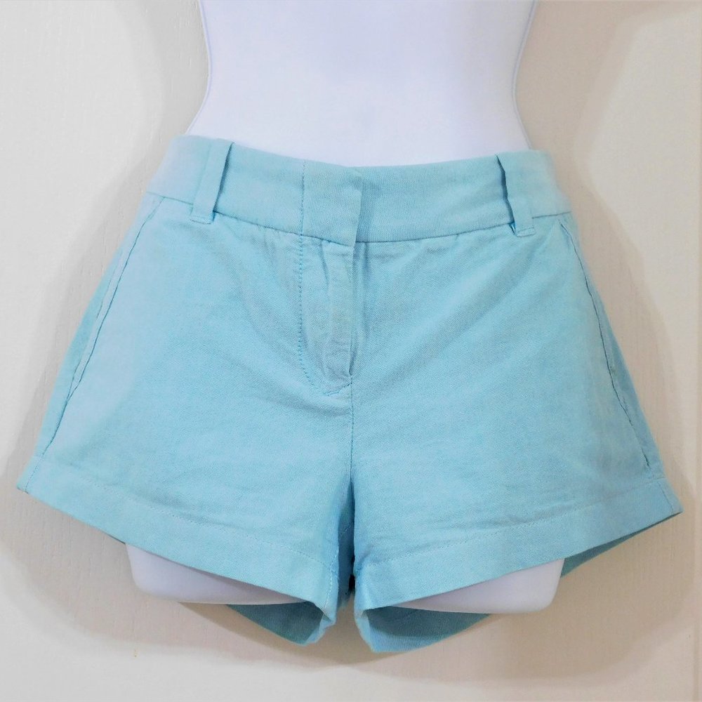 J. Crew Women's Boy Shorts Blue Size 2